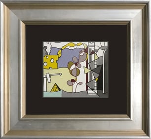 Roy Lichtenstein Color Plate Lithograph