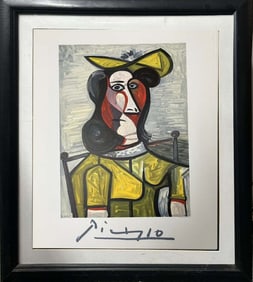 Pablo Picasso Lithograph  Marina Picasso Collection  from 1982.