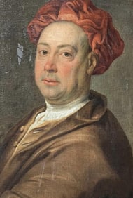 Thomas Hudson (1701-1779) Technique: Oil on canvas  18th century painting