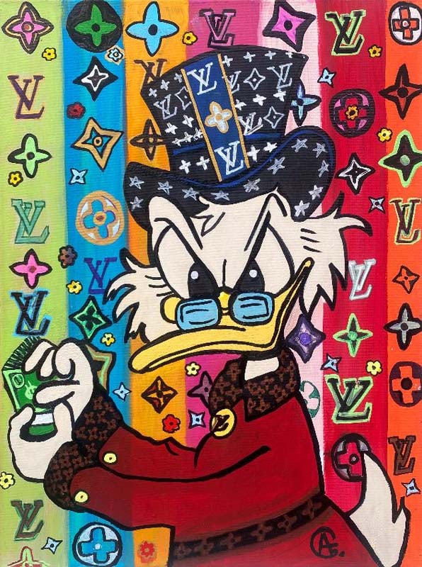 Original mixed media on canvas by Art Chorny: Original mixed media on canvas by Art Chorny Hand signed by the artist. Includes certificate of authenticity Custom Framed. Approx 24 x18 inches image size. This comes framed.