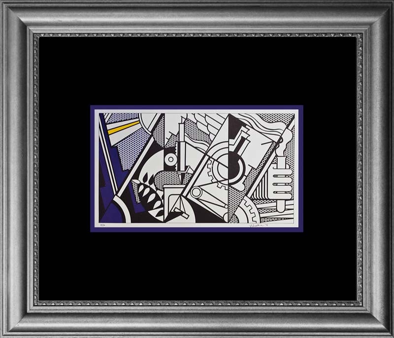 Roy Lichtenstein Color Plate Lithograph after Lichtenstein 1970: Roy Lichtenstein. Color Plate Lithograph 1970. Signed and dated in the plate. Approx 20x28 inches. Professionally framed. Includes documentation.