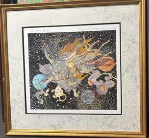 Guillaume Azoulay original Colored Etching Limited Edition