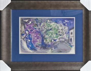 Marc Chagall Hand signed Lithograph
