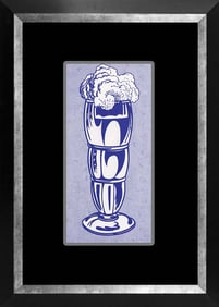 Roy Lichtenstein 1996 Ice Cream Soda Lithograph after Lichtenstein