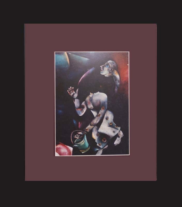 Marc Chagall Lithograph from 1972: Marc Chagall Lithograph from 1968. Approx 24x20 inches. Custom framed. Includes Certificate of Authenticity.