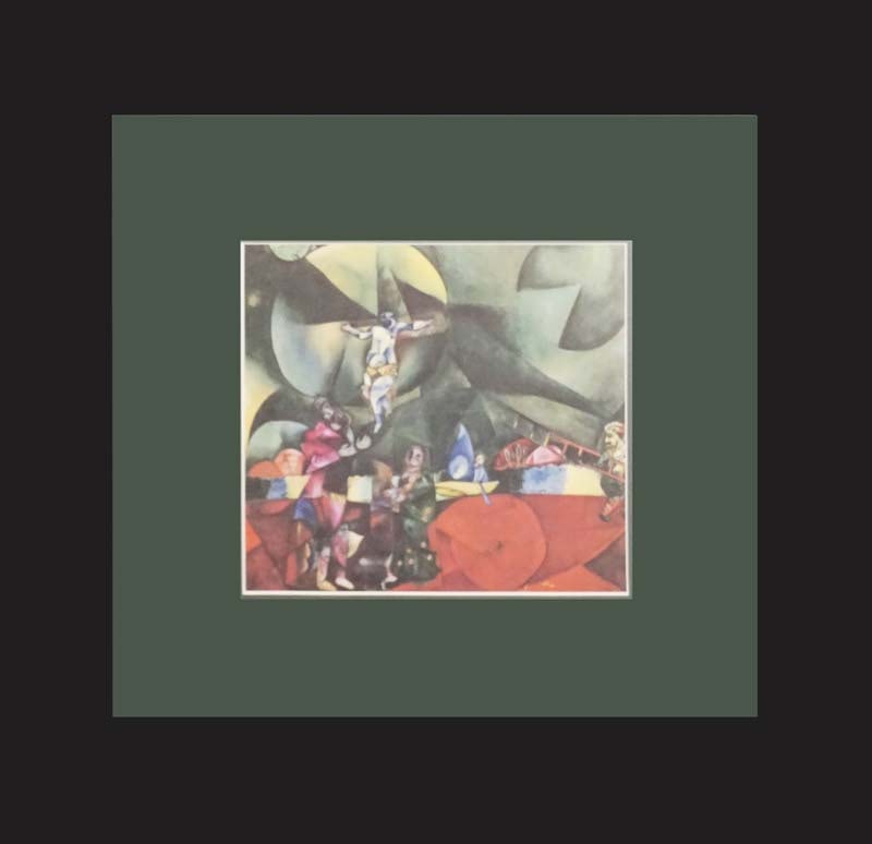 Marc Chagall Lithograph from 1968: Marc Chagall lithograph from 1968. Approx 24x20 inches and includes certificate Custom framed.