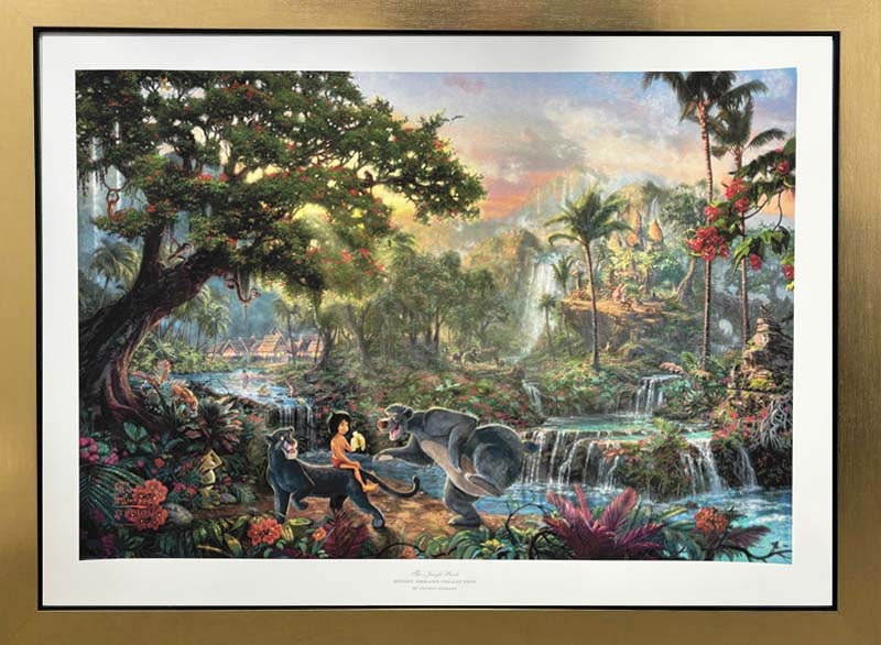 Sleeping Beauty by Thomas Kinkade Limited First Edition Original Lithograph: Limited First Edition Lithograph by Thomas Kinkade. Sleeping Beauty. From the Disney Dreams Collection. Published by Art Brand Studios. Paper Size 18x27 inches. Edition 995. Custom framed and includes