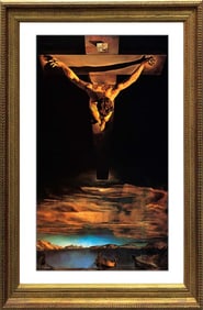 Salvador Dali St. John on the cross Limited Lithograph