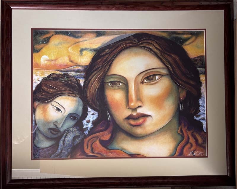 Migil Martinez Limited Edition on paper: Migil Martinez Limited Edition on paper hand signed by the artist Approx 38x30 inches 10 of 100 edition. Hand signed and numbered. Includes certificate.