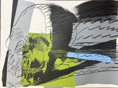 Andy Warhol Serigraph Skulls 1976