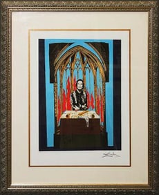Salvador Dali lithograph limited edition Inferno 1978 Magician.