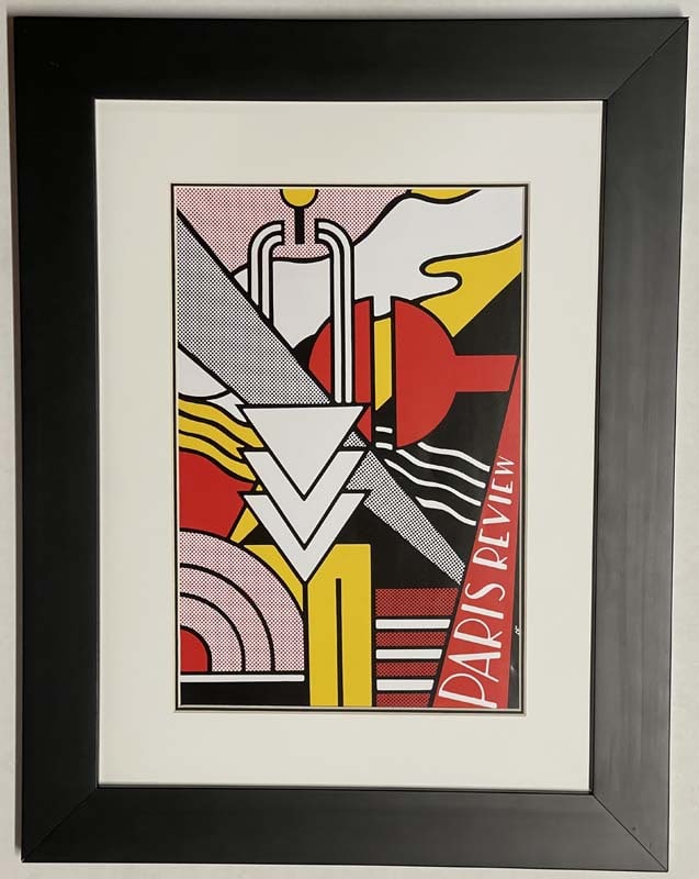 Roy Lichtenstein Color Plate lithograph: Roy Lichtenstein color plate lithograph Approx 22x20 inches Custom framed and includes certificate of authenticity