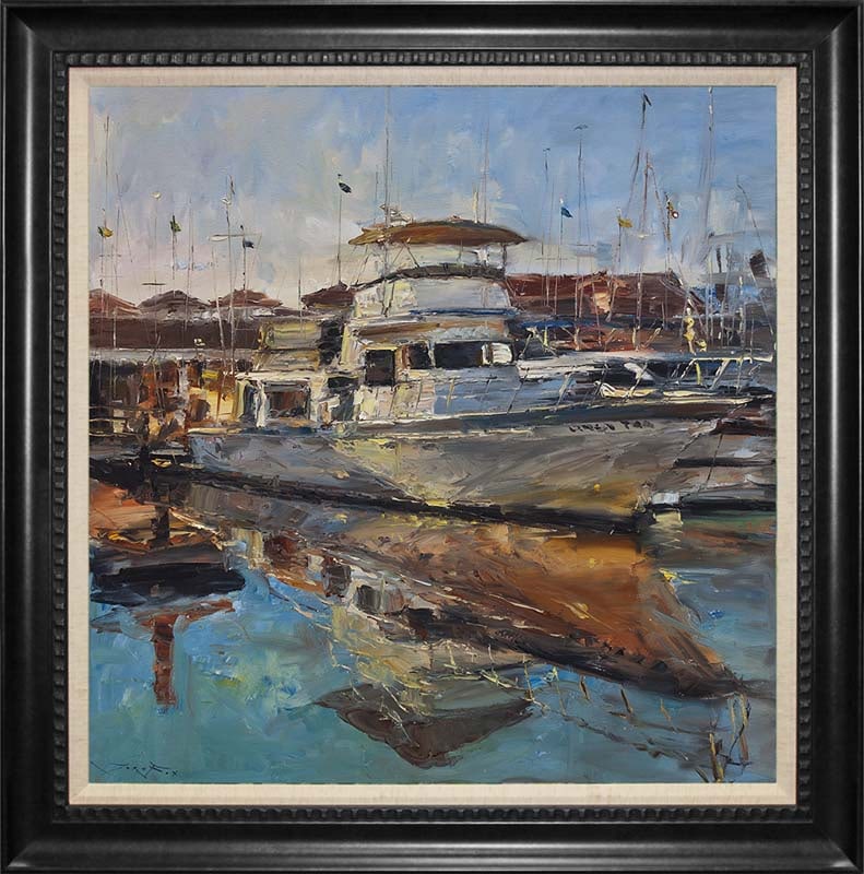 Jorn Fox Original oil on canvas.: Original Oil on canvas Approx 30x40. One-of-a-kind original. Hand signed by the artist Jorn Fox. Custom Framed. Includes certificate of authenticity. This work was purchased directly from the artist.