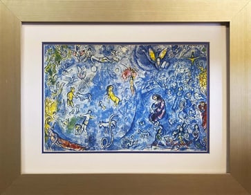 Marc Chagall Original Lithograph from 1972