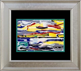 Roy Lichtenstein Color Plate Lithograph