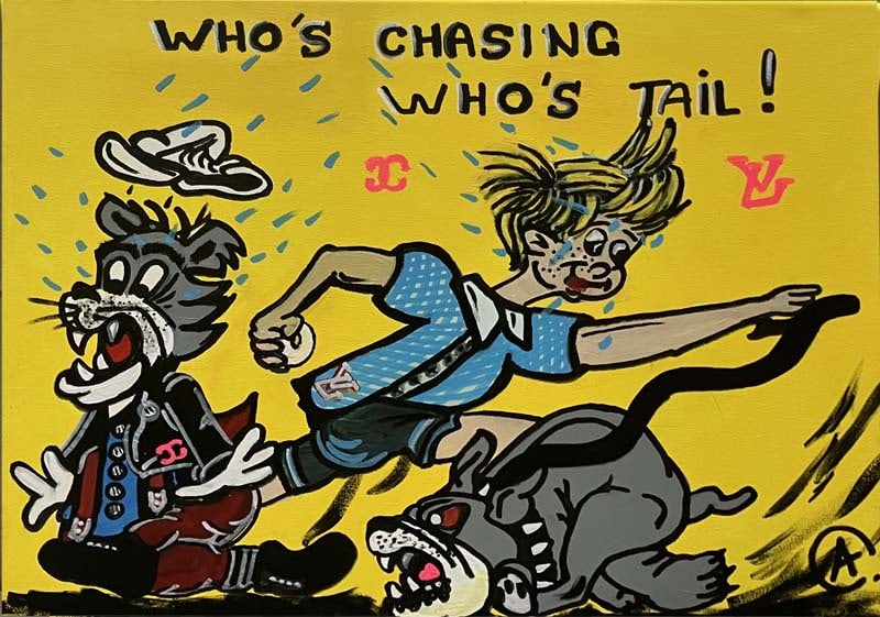 Original on canvas by Art Chorny: Original on canvas by Art Chorny. Approx 30x24 inches One of a kind original Hand signed by the artist and includes certificate of authenticity. This comes framed.