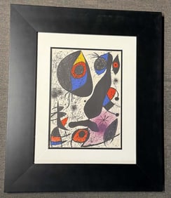 Joan Miro Original Lithograph from 1973