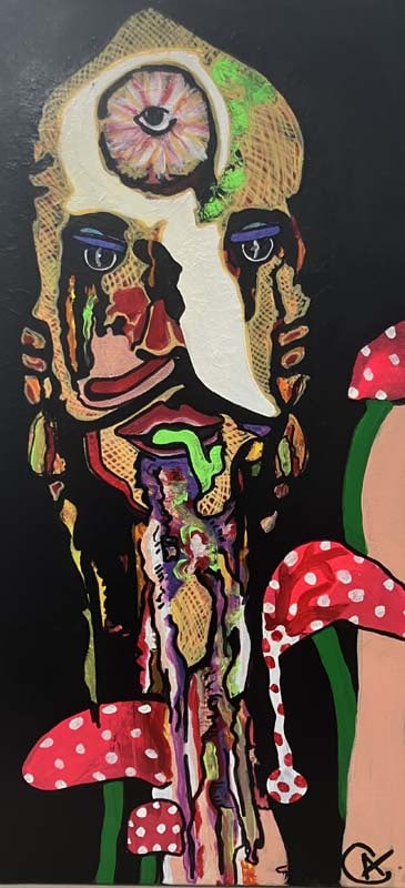 Original on canvas by Art Chorny: Original on canvas by Art Chorny. Approx 30x24 inches One of a kind original Hand signed by the artist and includes certificate of authenticity. This comes framed.