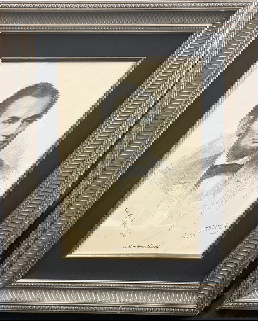 Vintage Abraham Lincoln Engraving (1 of 1)