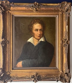 Artist: Anonymous Technique: Oil on canvas Title: Portrait of Ugo Foscolo Period: 19th century