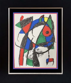 Joan Miro Lithograph Hand signed 1975