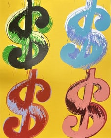Andy Warhol Serigraph $ Money 1982