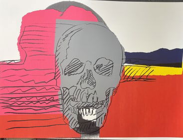 Andy Warhol Serigraph Skulls 1976