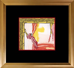 Roy Lichtenstein 1993 Color Plate Lithograph after Lichtenstein