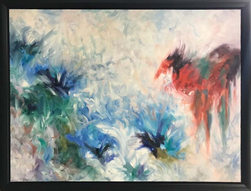 Robert Copple original on canvas: Original on canvas by Robert Copple. Approx. image size 30x40 inches. One-of-a-kind original. Hand signed by the artist. Includes certificate of authenticity. This work was purchased directly from the