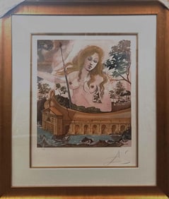 Salvador Dali Limited Edition Etching in colors 1970
