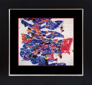 Sam Francis Color Plate Lithograph from 1968