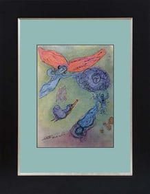 Marc Chagall Lithograph from 1968
