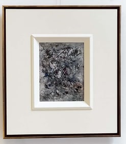 Antonio Bandeira   Untittled  1963  Oil on wood  Signed and dated on lower right  7 1/2 X 5  3/4