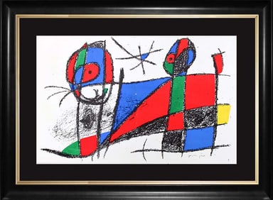 Joan Miro Hand Signed Original Lithograph