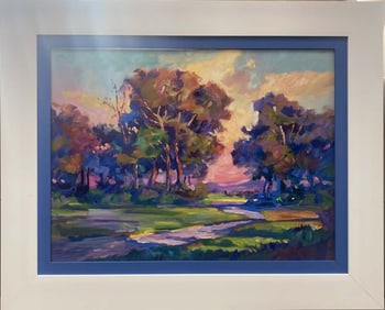 Original mixed media on canvas by David Lloyd Glover