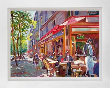 Paris Cafe Society by David Lloyd Glover