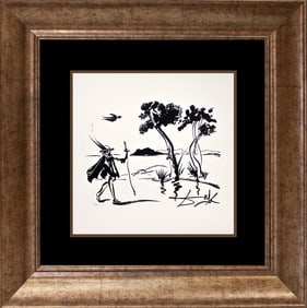 Salvador Dali Embossed Etching