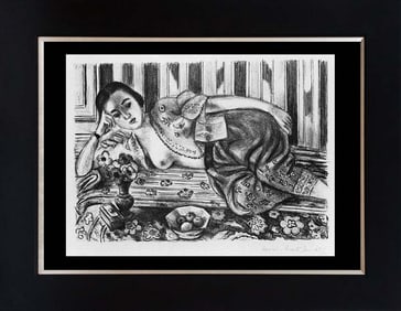 Henri Matisse Lithograph Odalisque from 1968