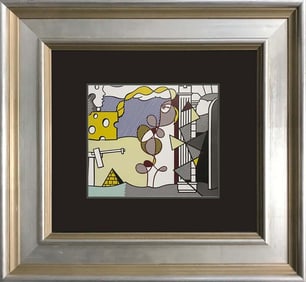 Roy Lichtenstein Color Plate Lithograph