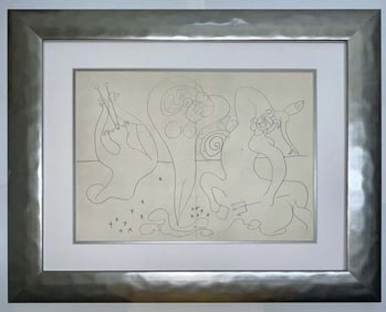 Pablo Picasso Lithograph from Verve Antibes Collection 1958