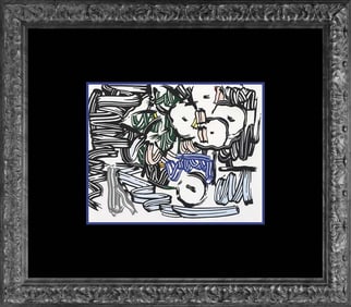 Roy Lichtenstein 1993 Color Plate Lithograph after Lichtenstein