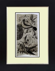 Joan Miro color Plate lithograph after Miro