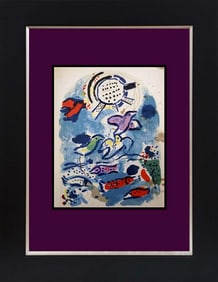 Marc Chagall Jerusalem Windows Lithograph from the 1960s