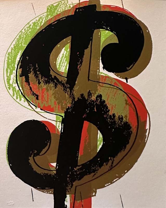 Andy Warhol Serigraph $ (1 of 1)