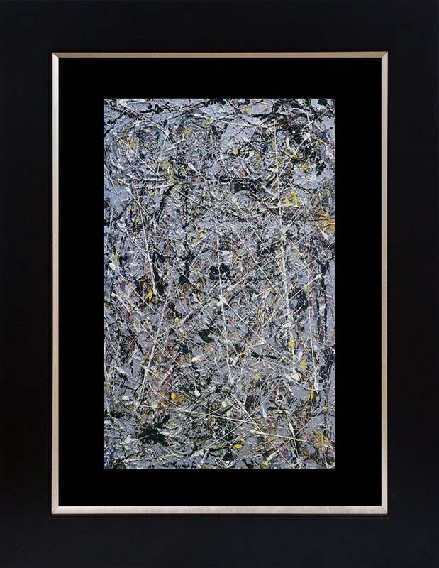 Jackson Pollock Lithograph Abstract: Jackson Pollock Lithograph from 1968. Approx 24 x 20 inches. Custom framed. Includes certificate of Authenticity.
