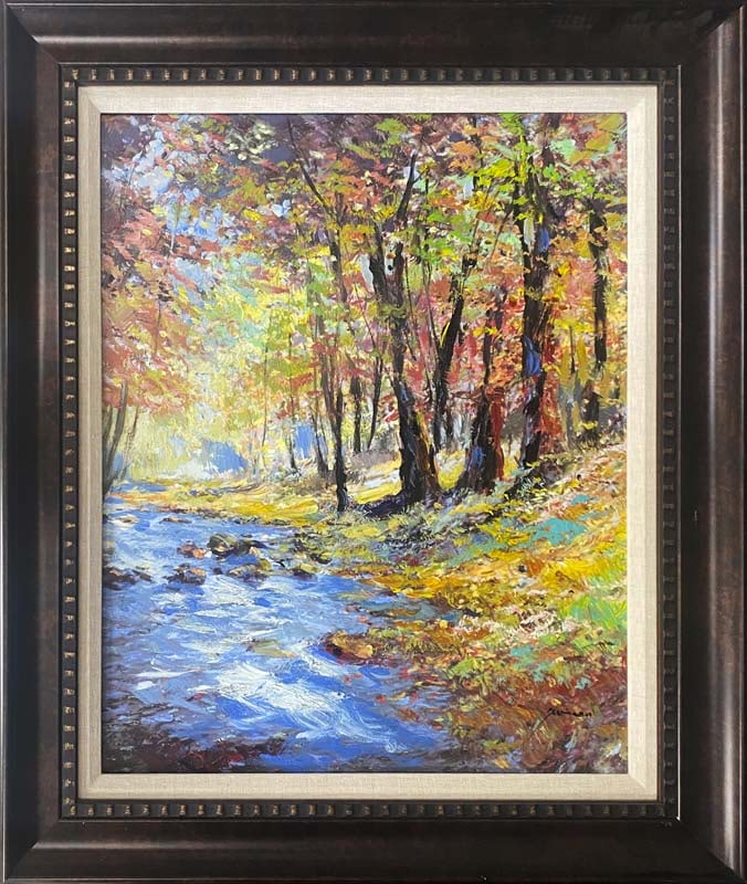 Michael Schofield Landscape Mixed Media Original on canvas: Michael Schofield Landscape Original mixed media on canvas 24x30 inches approx. Hand signed by the artist.Includes certificate of authenticity. This work was purchased directly from the artist. Custom