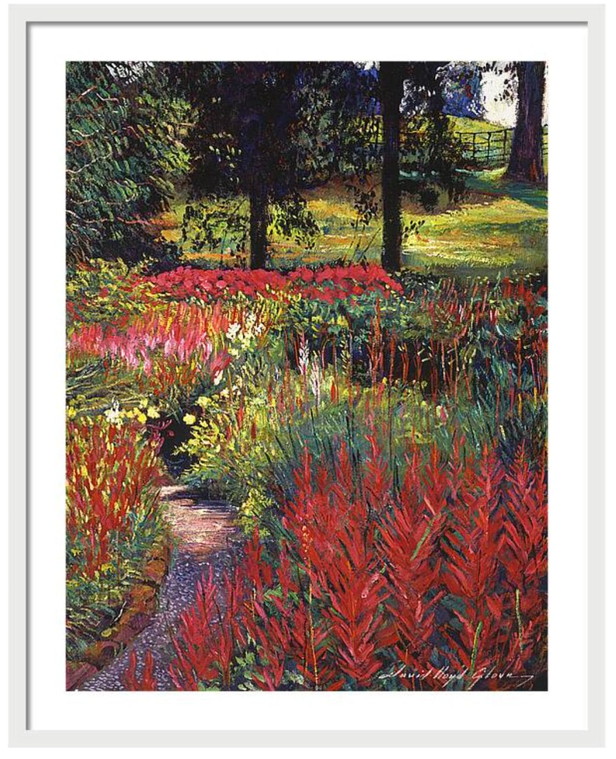 Original mixed media on canvas by David Lloyd Glover: Mixed media original by David Lloyd Glover. Hand signed by the artist. On canvas. Approx 18x24 inches image size. Custom framed and includes certificate. This work was purchased directly from the