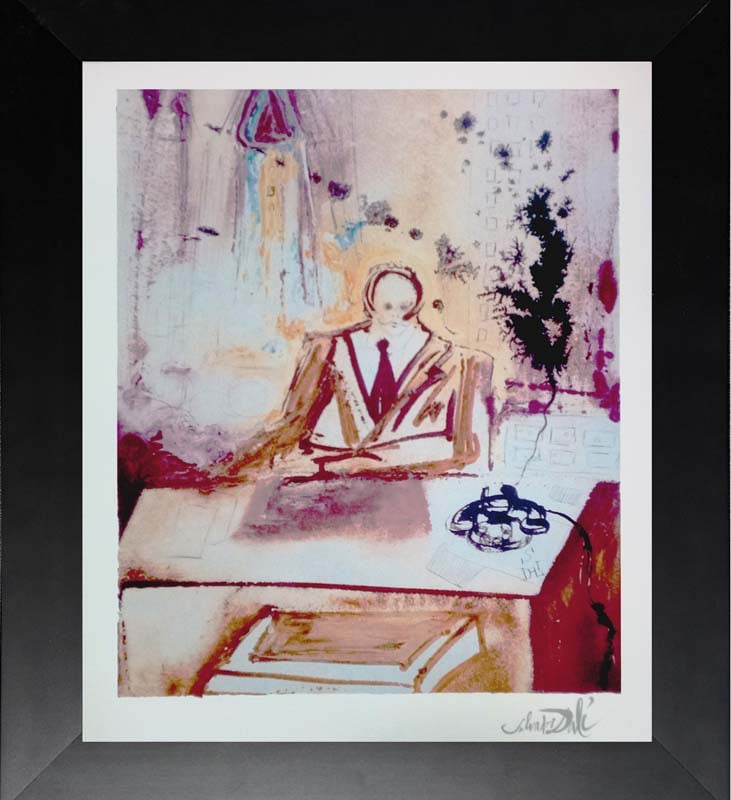 Salvador Dali Limited Edition Lithograph: Salvador Dali Limited Edition Lithograph Signed in the plate and numbered. Approx 24x18 image size custom framed and includes certificate of authenticity.
