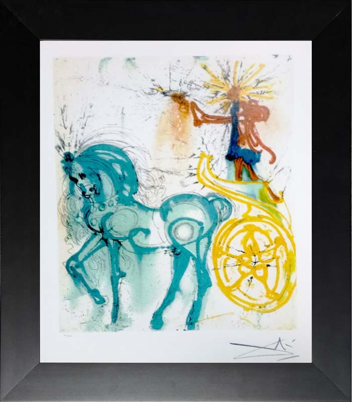 Salvador Dali Limited Edition Lithograph: Salvador Dali Limited Edition Lithograph Signed in the plate and numbered. Approx 22x16 image size custom framed and includes certificate of authenticity.