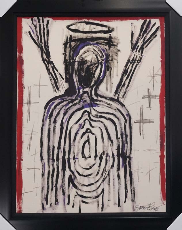 Gino Perez original on canvas: Original on canvas by Gino Perez Hand signed by the artist. One of a kind original Approx 42x33 inches Custom framed. Includes certificate This work was purchased directly from the artist.